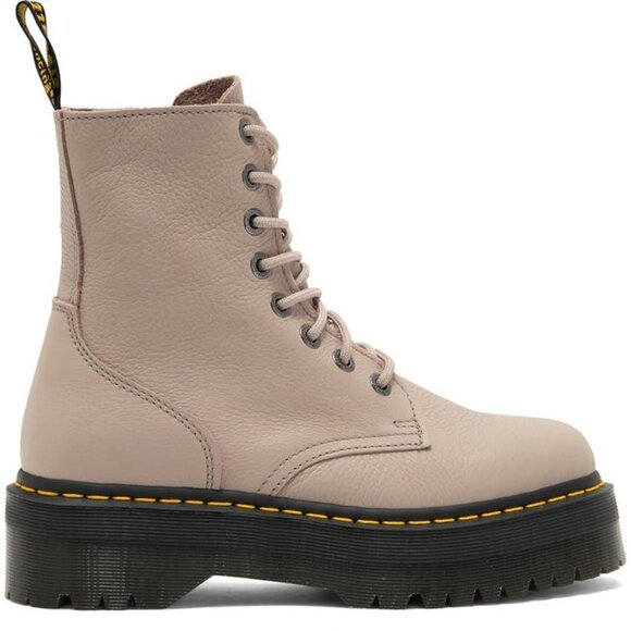 Dr. Martens Jadon Platform Vintage Taupe Pisa leather Boot (Women) size US 6 - Picture 2 of 12